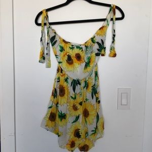 Sunflower romper
